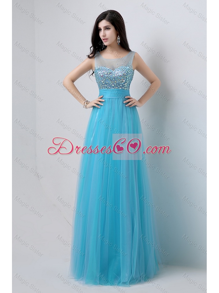 Tulle Prom Dress with Beading