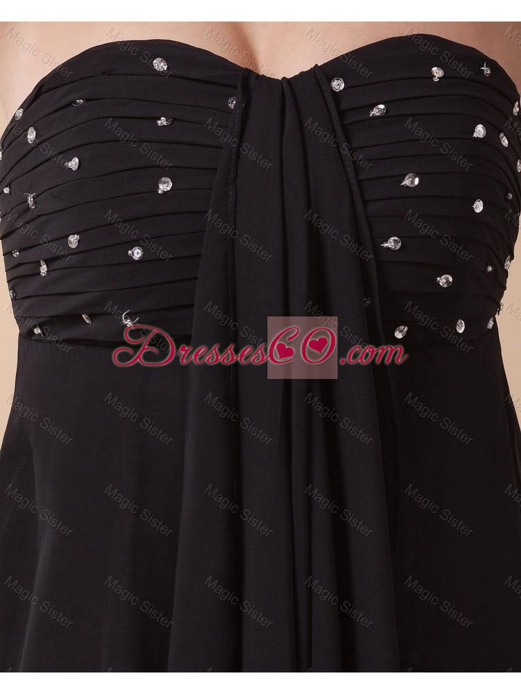 Gorgeous Black Prom Dress with Beading