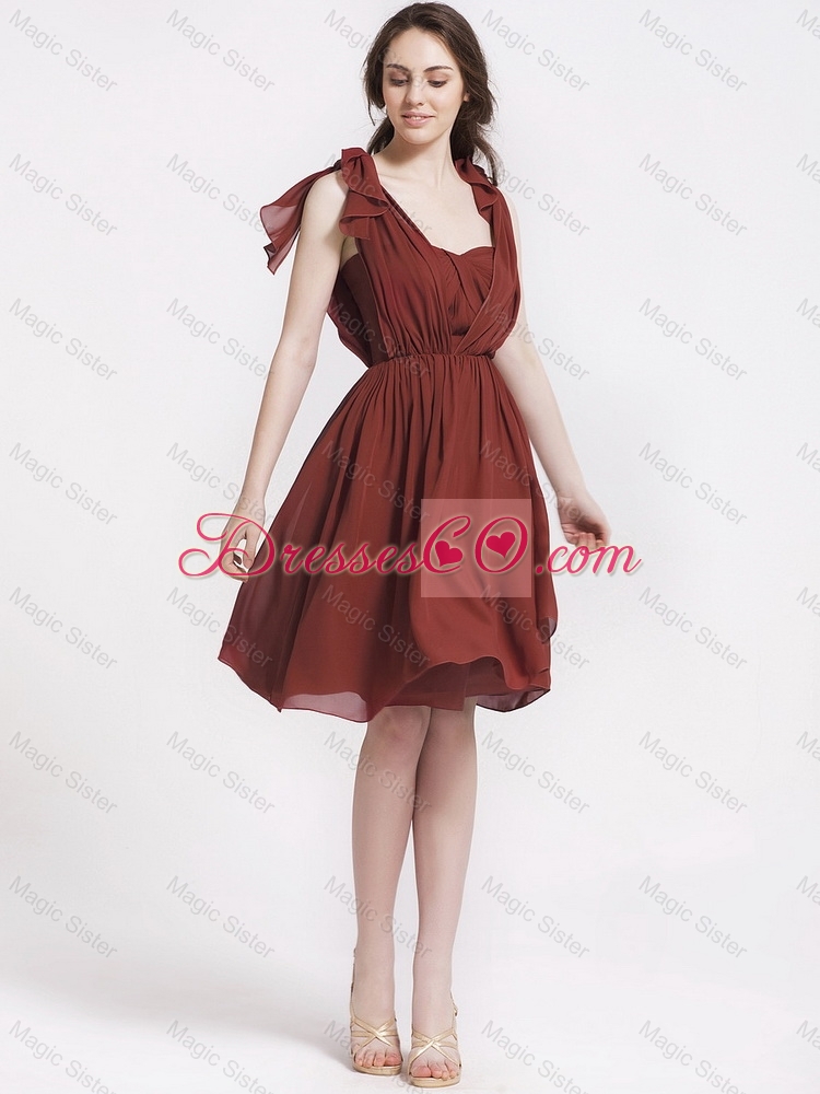 Discount One Shoulder Prom Dress with Knee Length