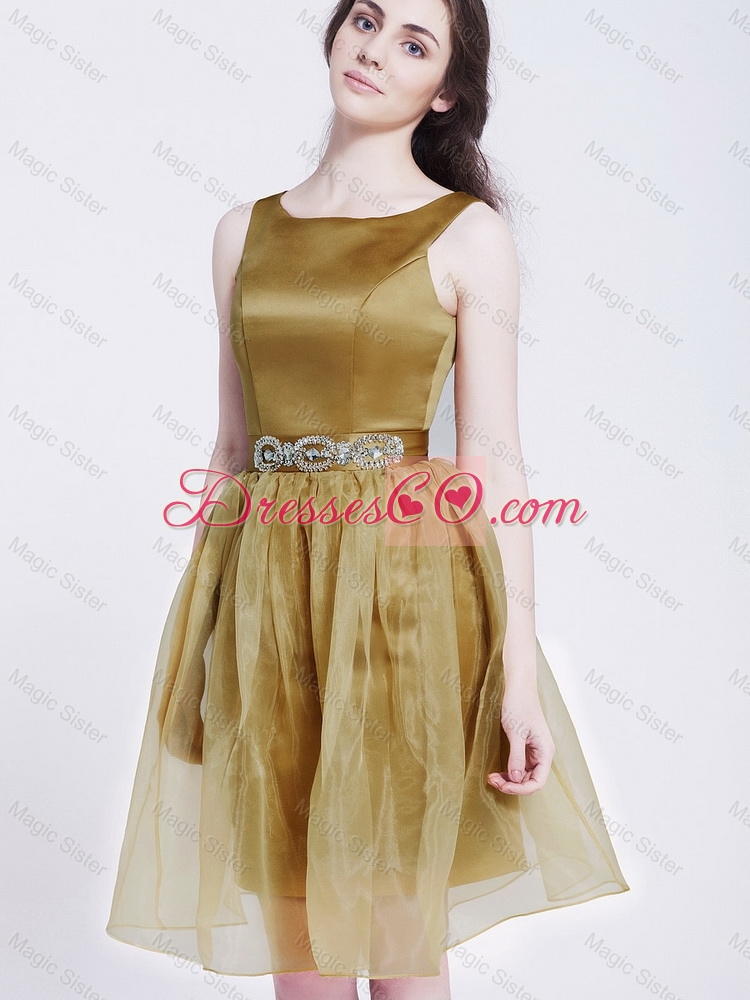 Classical Luxurious Discount Beautiful Short Prom Dress with Beading and Belt