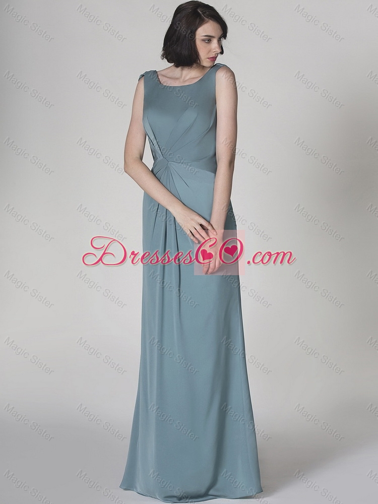 Classical Luxurious Discount New Arrivals Scoop Backless Prom Dress with Floor Length
