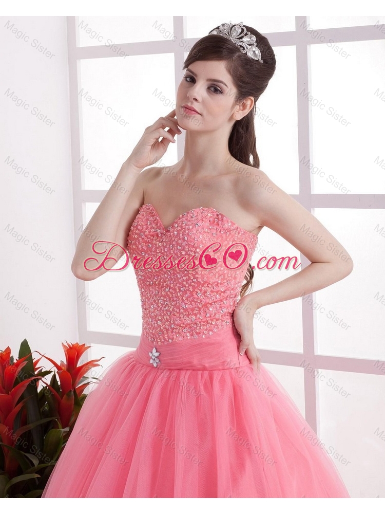 New Arrivals A Line Prom Dress in Watermelon