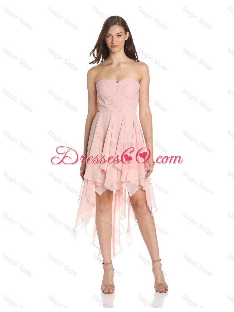 Luxurious Column Asymmetrical Prom Dress with