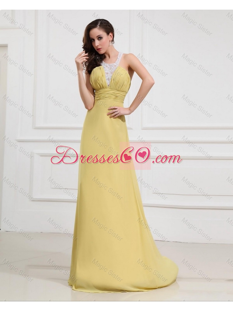 New Style Sequins and Beading Long Prom Dress Graduation