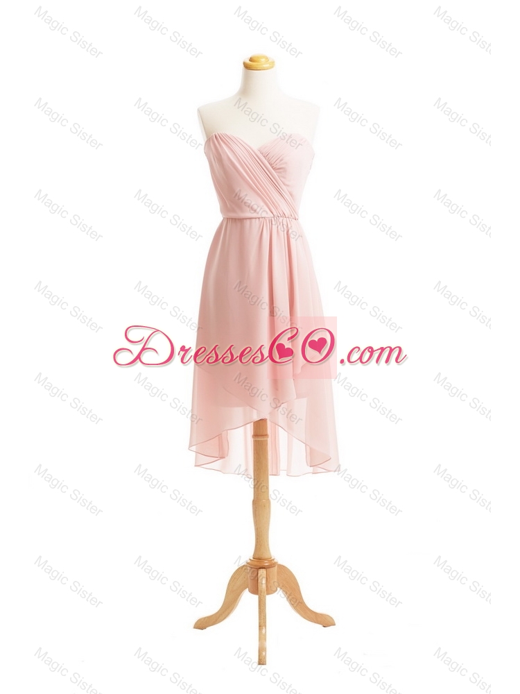 Summer Simple Empire Prom Dress with Ruching