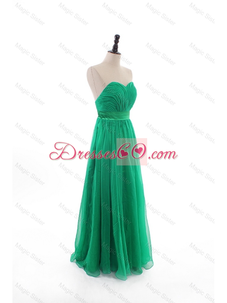Spring Empire Prom Dress with Belt