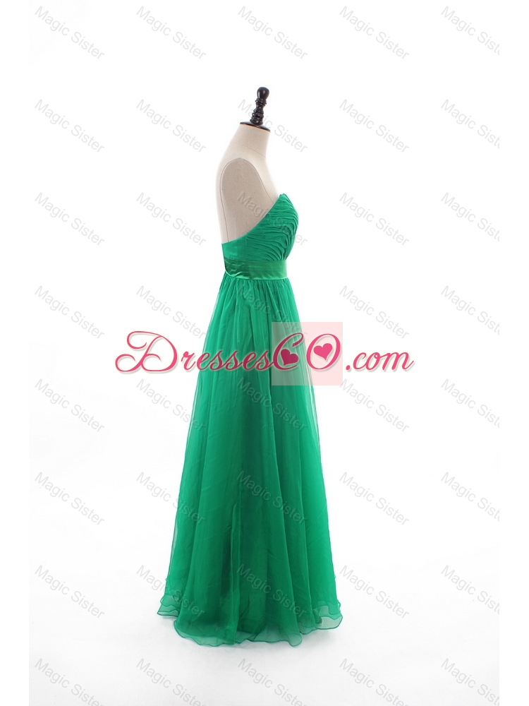 Spring Empire Prom Dress with Belt