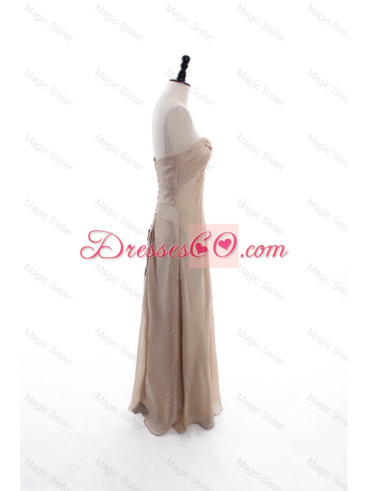 Perfect Empire Ruching Prom Dress with Hand Made Flowers
