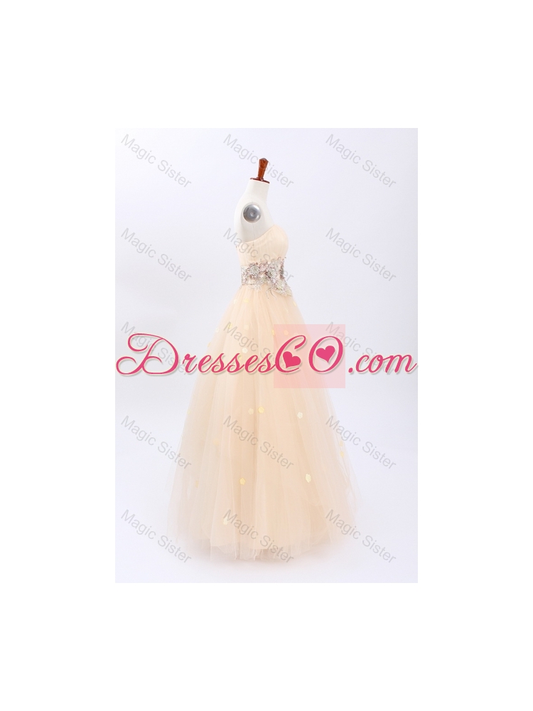 Perfect A Line Strapless Wedding Dress with Appliques