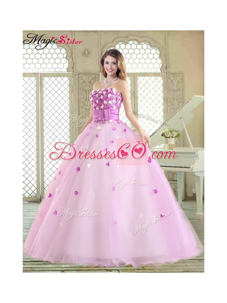 New Arrivals Sprinjg Straps Quinceanera Dress with Strapless
