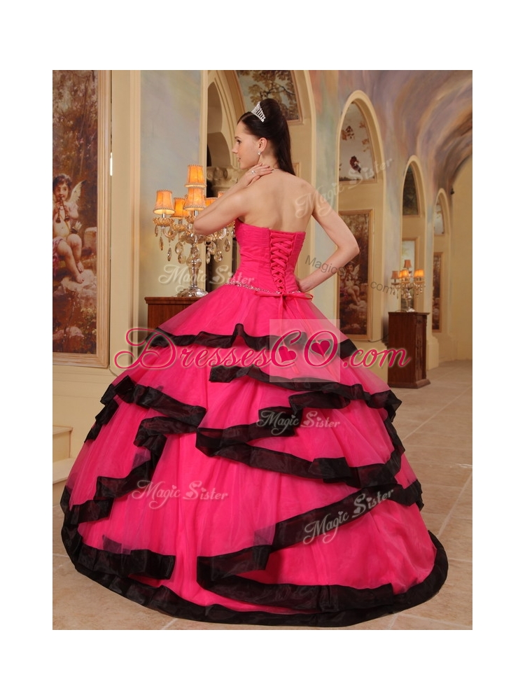 Beautiful Ball Gown Strapless Beading Quinceanera Dresses