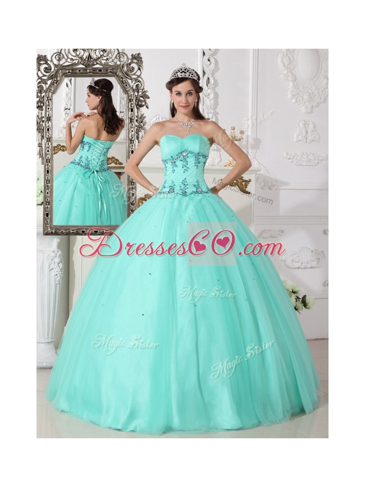 Green Ball Gown Quinceanera Dresses