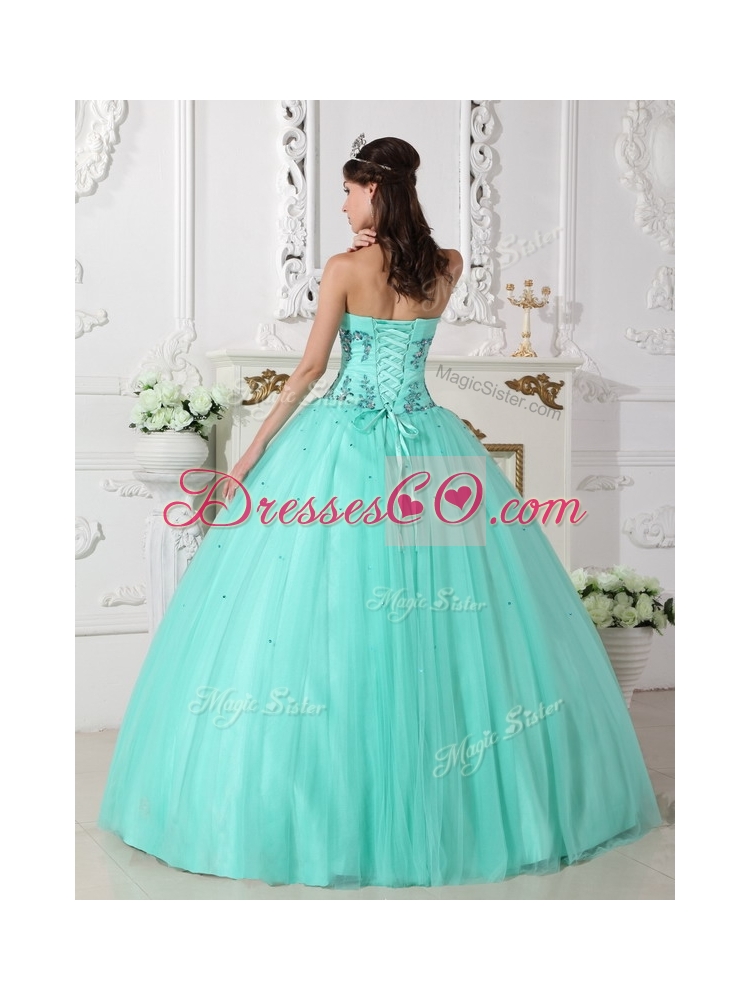 Green Ball Gown Quinceanera Dresses