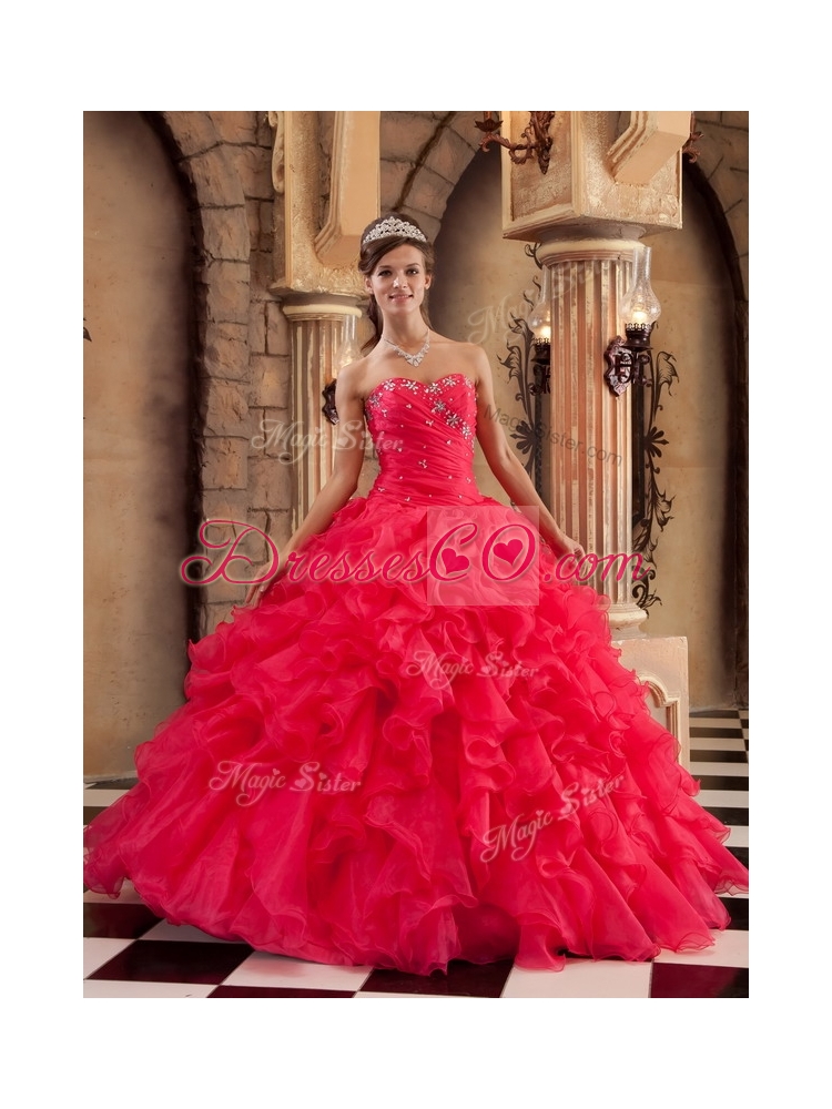 Pretty Ball Gown Floor Length Quinceanera Dresses