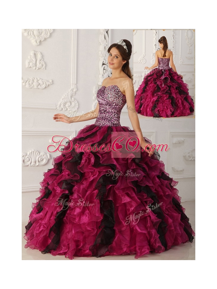 Cheap Multi Color Ball Gown Floor Length Quinceanera Dresses