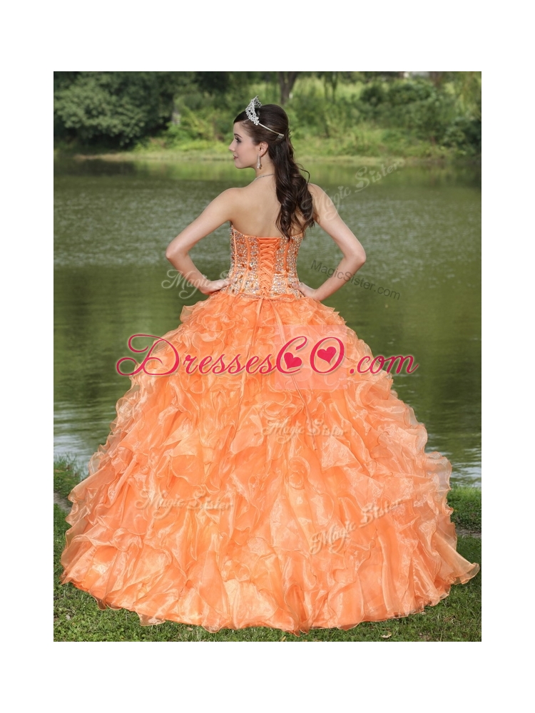 Cheap Beading and Ruffles Layered Quinceanera Dresses