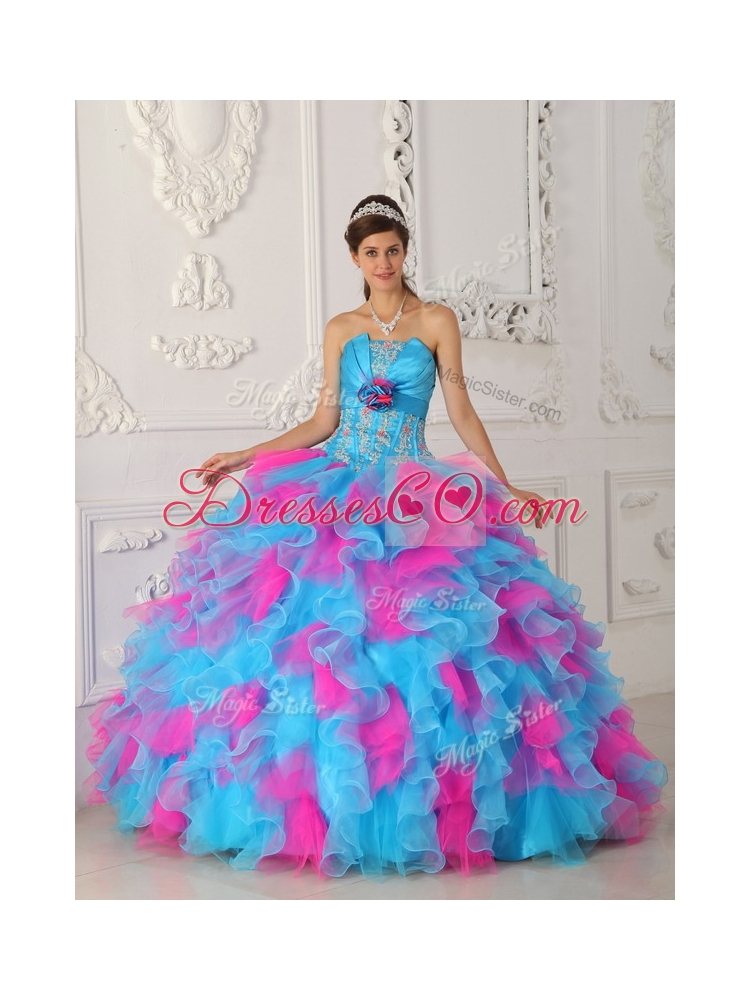 Classic Multi Color Ball Gown Quinceanera Dresses