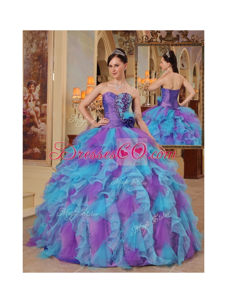 Classic Yellow Ball Gown Strapless Quinceanera Dresses