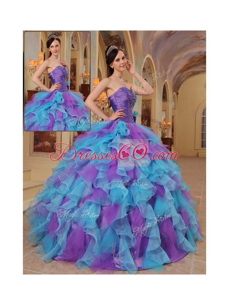 Classic Yellow Ball Gown Strapless Quinceanera Dresses