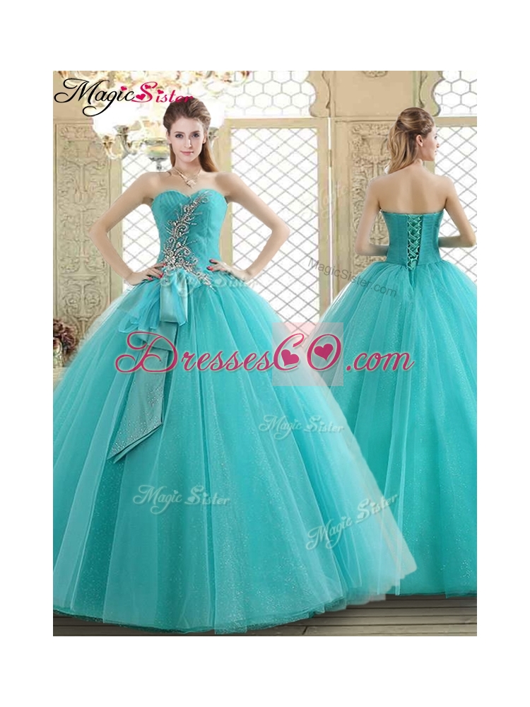 Lovely Quinceanera Dress with Beading and Paillette