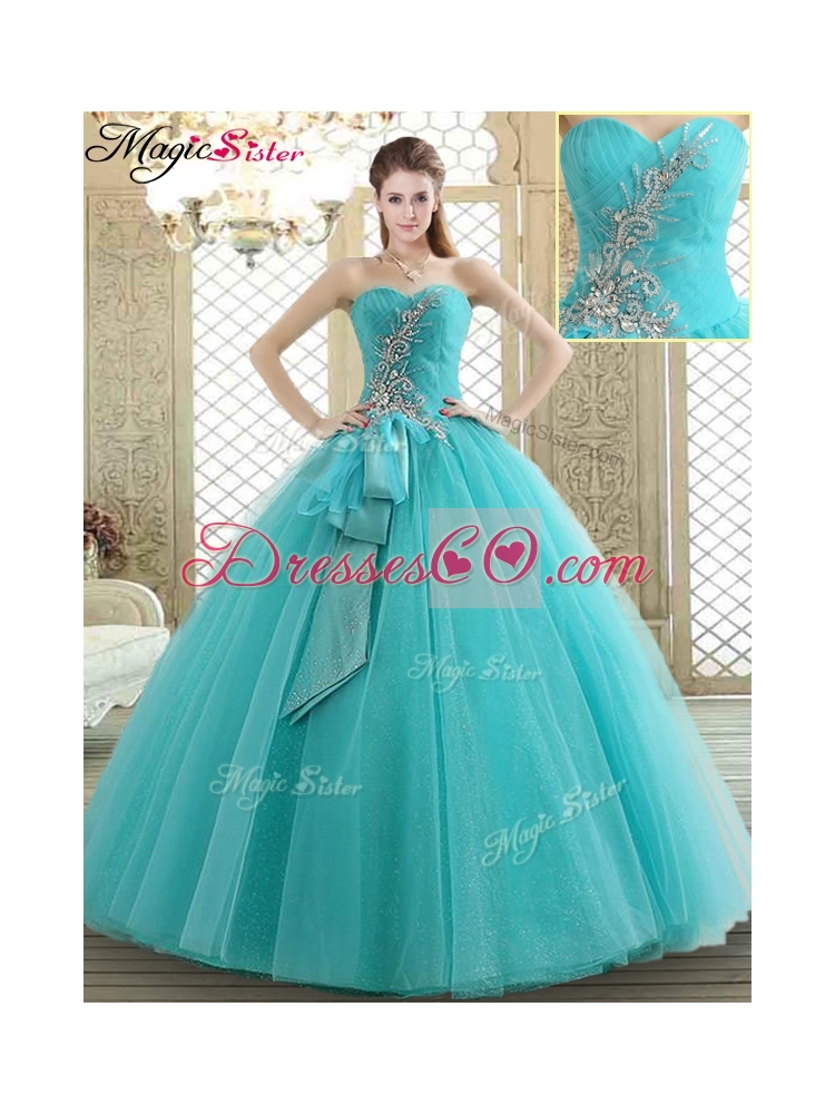 Lovely Quinceanera Dress with Beading and Paillette