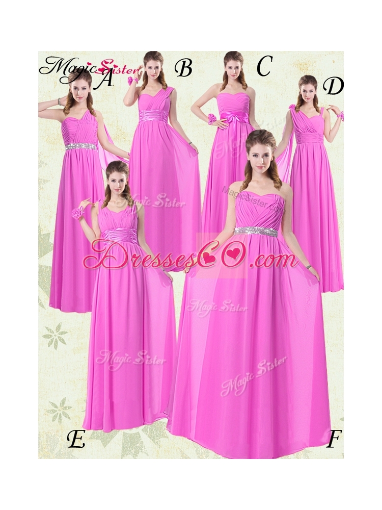 Gorgeous Empire Bridesmaid Dress with Ruching and Belt