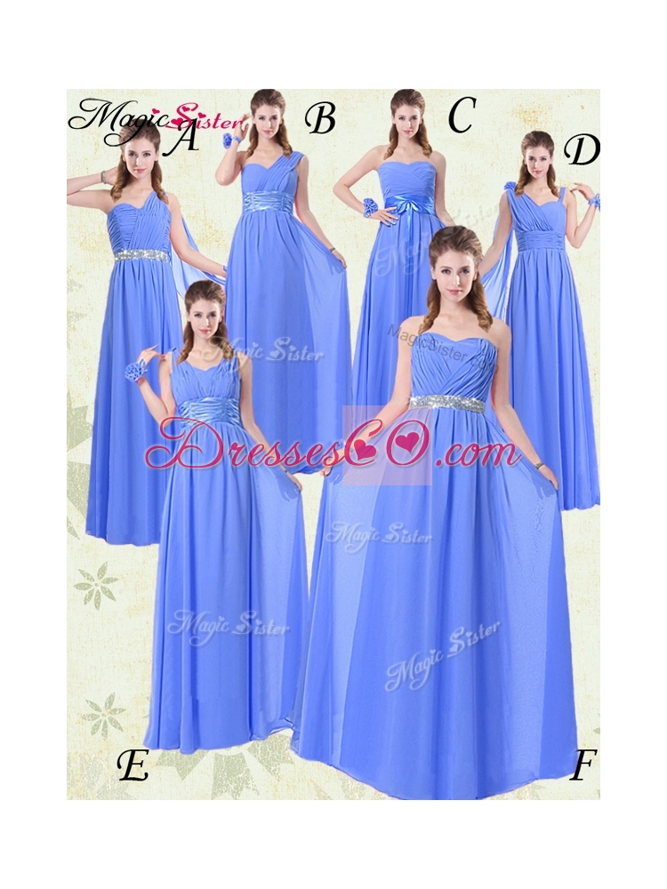 Hot Sale One Shoulder Prom Dress with Ruching and Belt