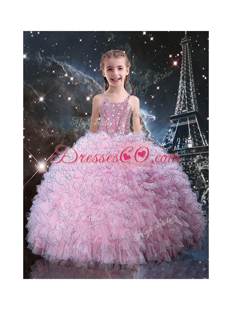 Beautiful Princesita With Quinceanera Dress with Beading and Ruffles