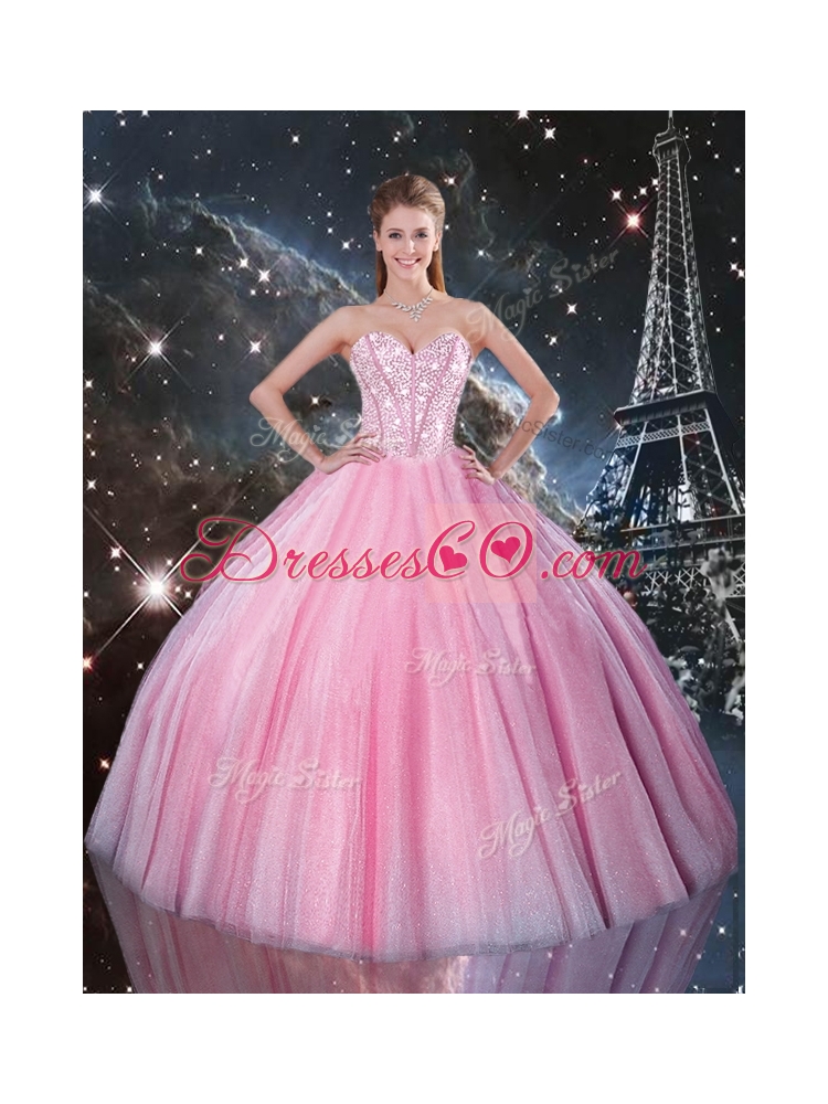 Wonderful Ball Gown Wonderful Ball Gown Macthing Sister Dress with Beading  with Beading