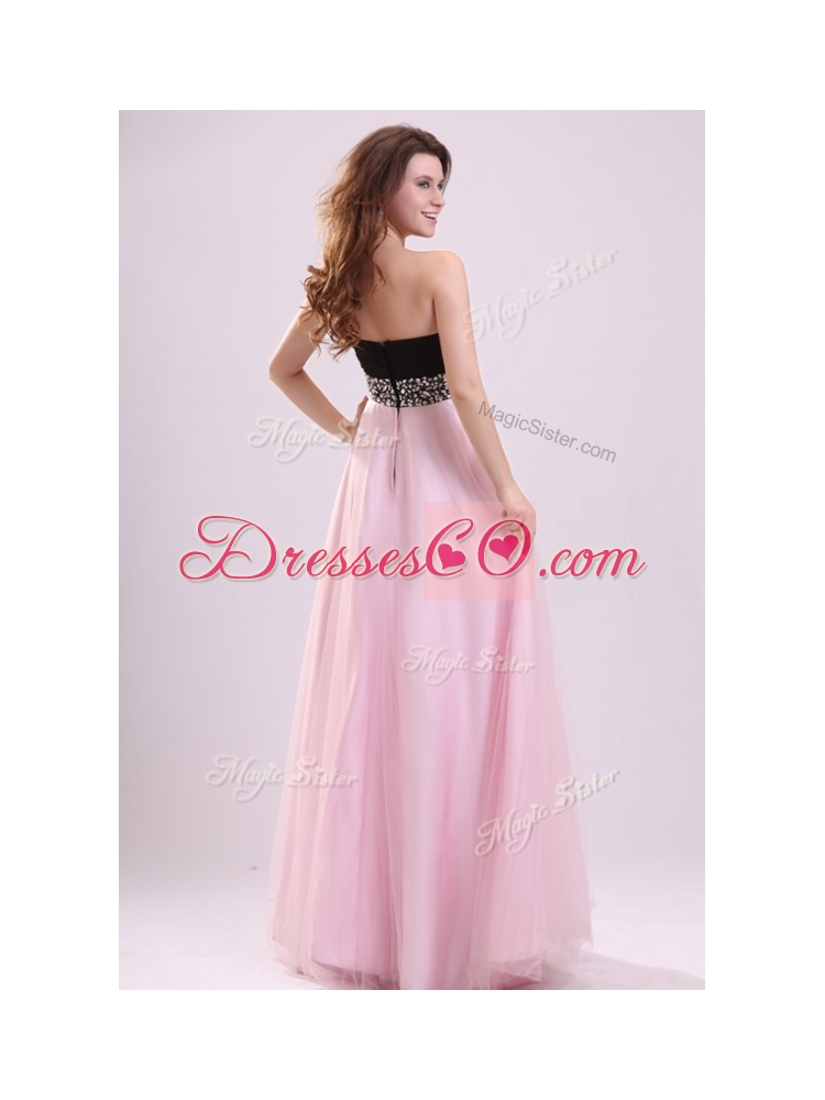 Cheap Empire Beading Evening Dress in Baby Pink