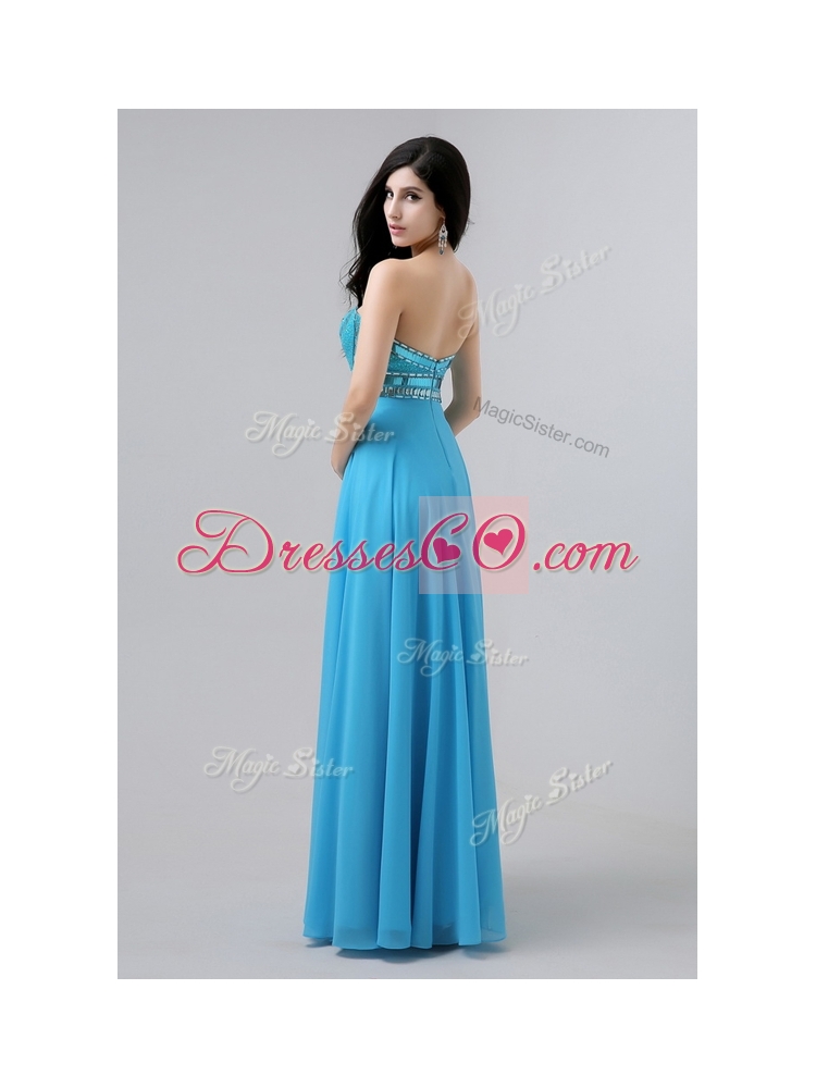 New Arrivals Empire Evening Dress with Beading and Sequins