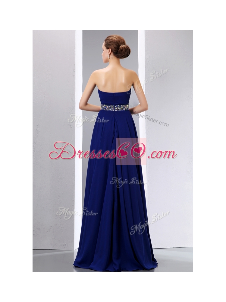 Romantic Empire Discount Prom Dress with Beading
