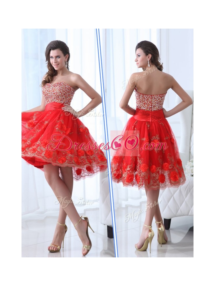 Gorgeous  Sexy Prom Dress with Beading and Appliques