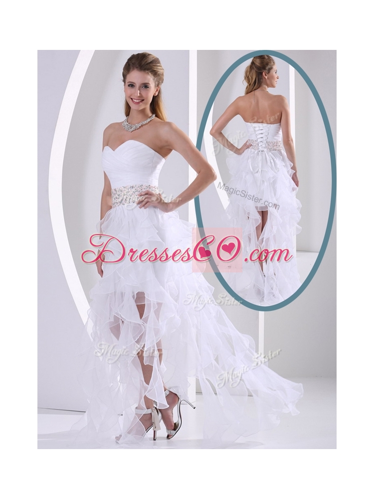New Arrivals Asymmetrical BeadingSexy Prom Dress with Cocktail
