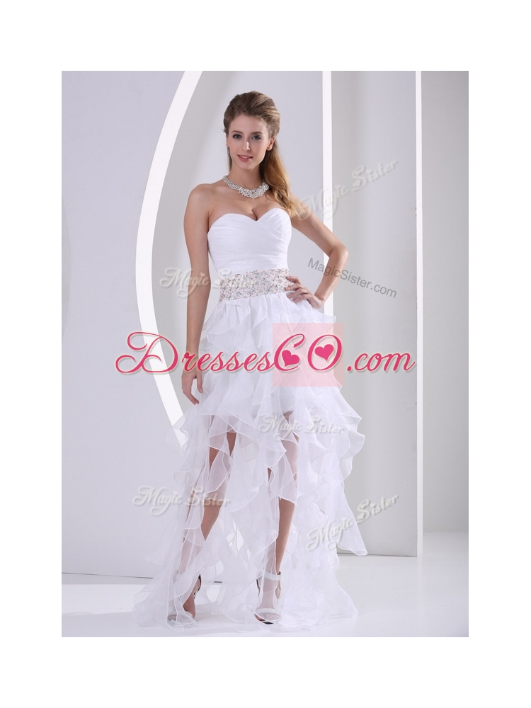 New Arrivals Asymmetrical BeadingSexy Prom Dress with Cocktail