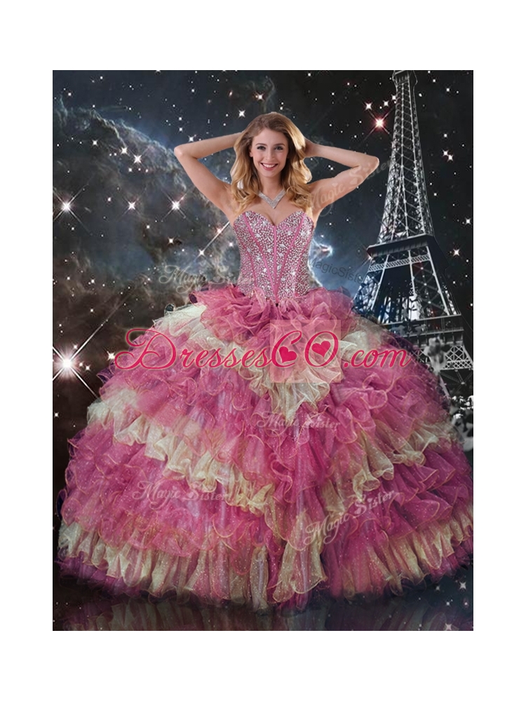 Gorgeous Ball Gown Detachable Quinceanera Skirts for Fall