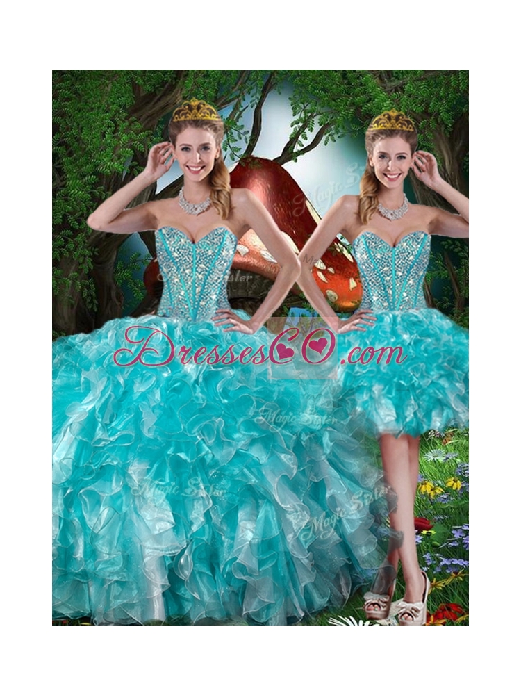 Hot Sale Detachable Quinceanera Skirts with Beading