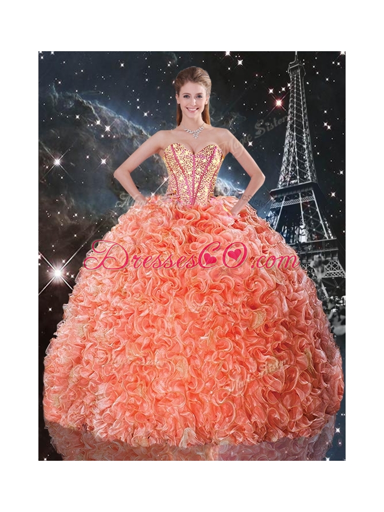 Pretty Detachable Beading and Ruffles Quinceanera Skirts