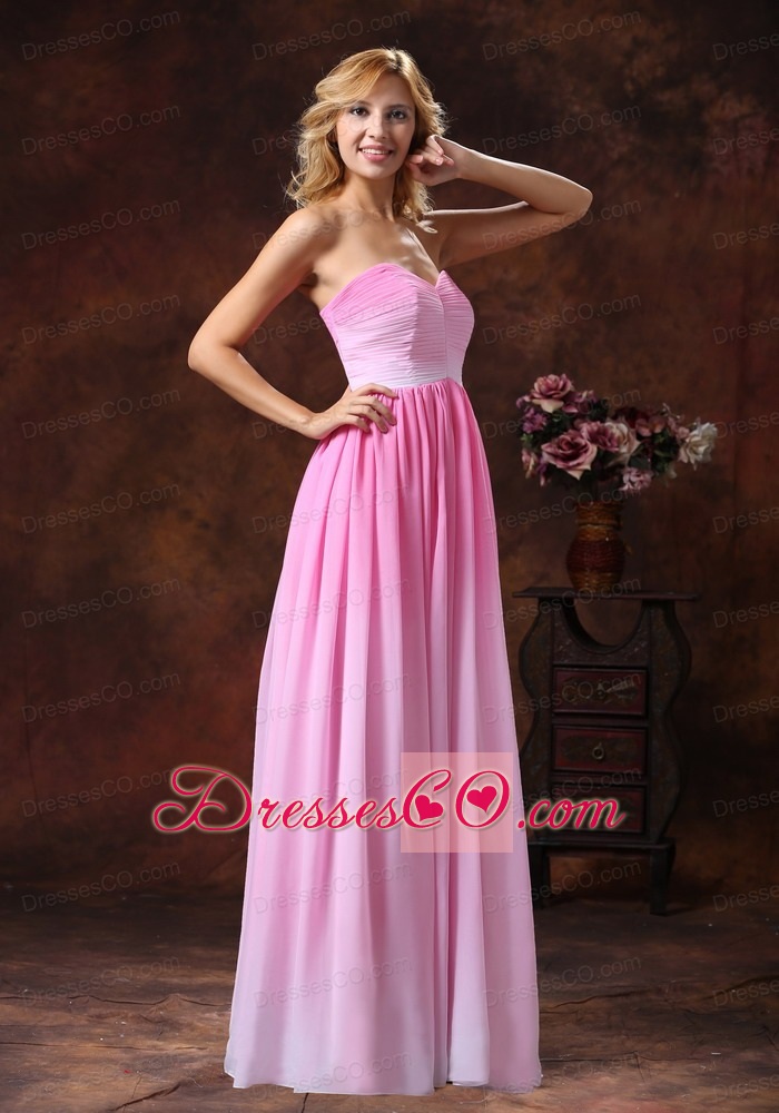 Ombre Color Chiffon Prom Dress