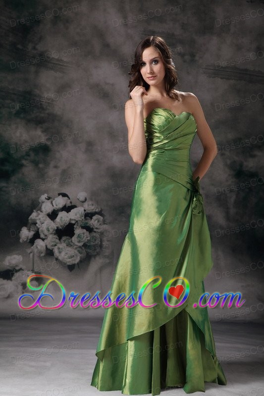 Discount Green Prom Dress Column Sweetheart