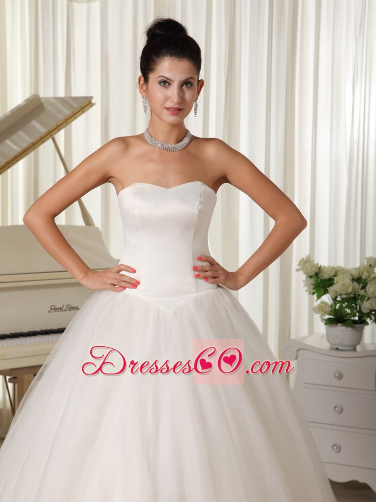 Ball Gown Wedding Dress With Long For Church