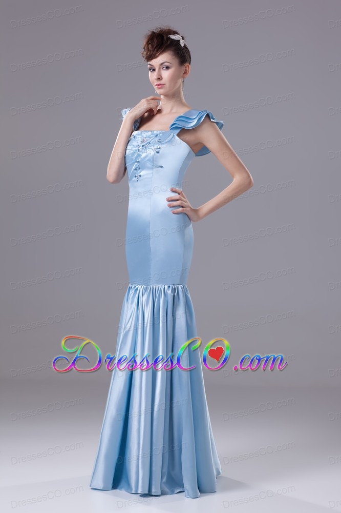 Discount Beading Square Long Prom Dress