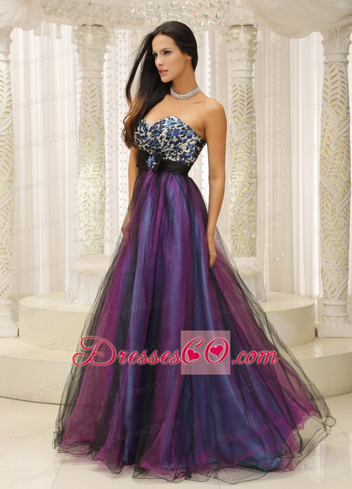 Leopard and Belt For Dama Dress Quinceanera Colorful Tulle
