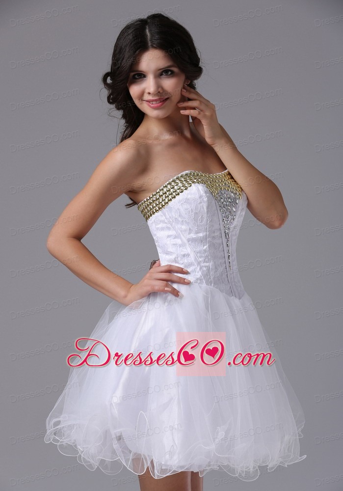 Pretty Prom Dress With Beaded Decorate Bust Custom Made
