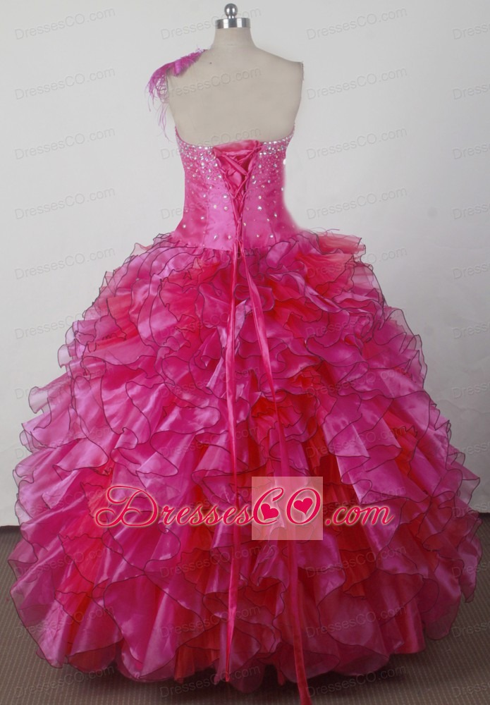 Exquisite Beading And Ruffles Ball Gown Little Girl Pageant Dress Strapless Long