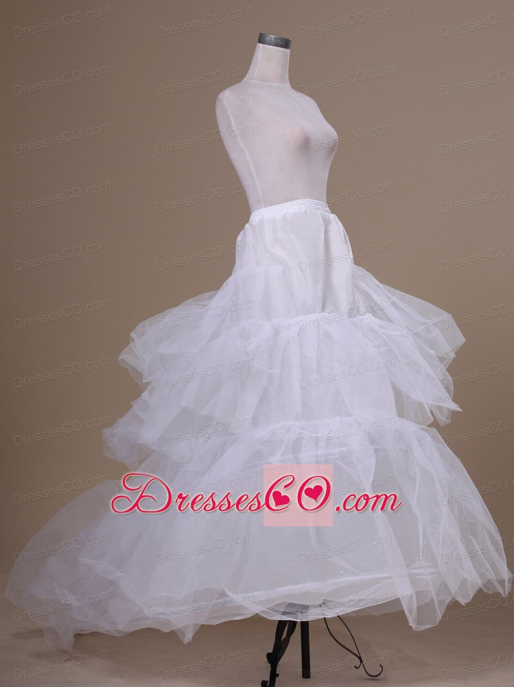 Cheap Tulle Long Wedding Petticoat