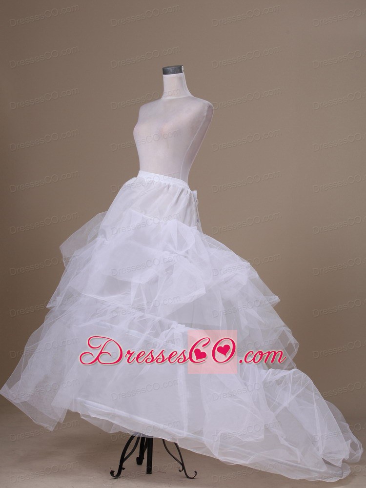 Cheap Tulle Long Wedding Petticoat
