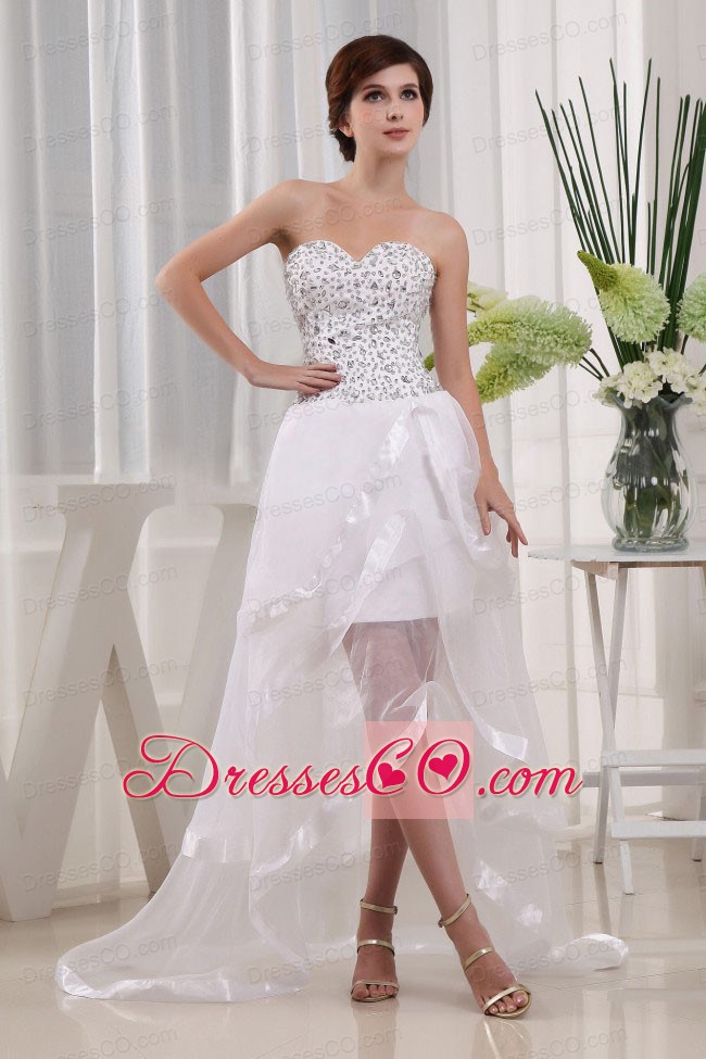 Popular Prom Dress Beaded Decorate Bust and Ruffled Layers In 2013